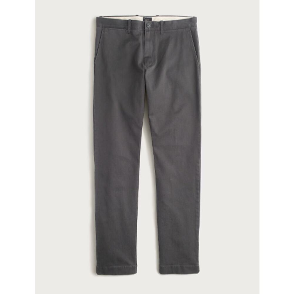 J.Crew 484 Slim Fit Stretch Chino Pants Dark Gray G1186 Mens 31x30 Flat Workwear
